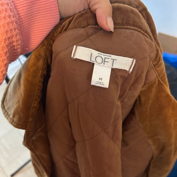 Loft Velour Rust Peacoat - Picture 3 of 4